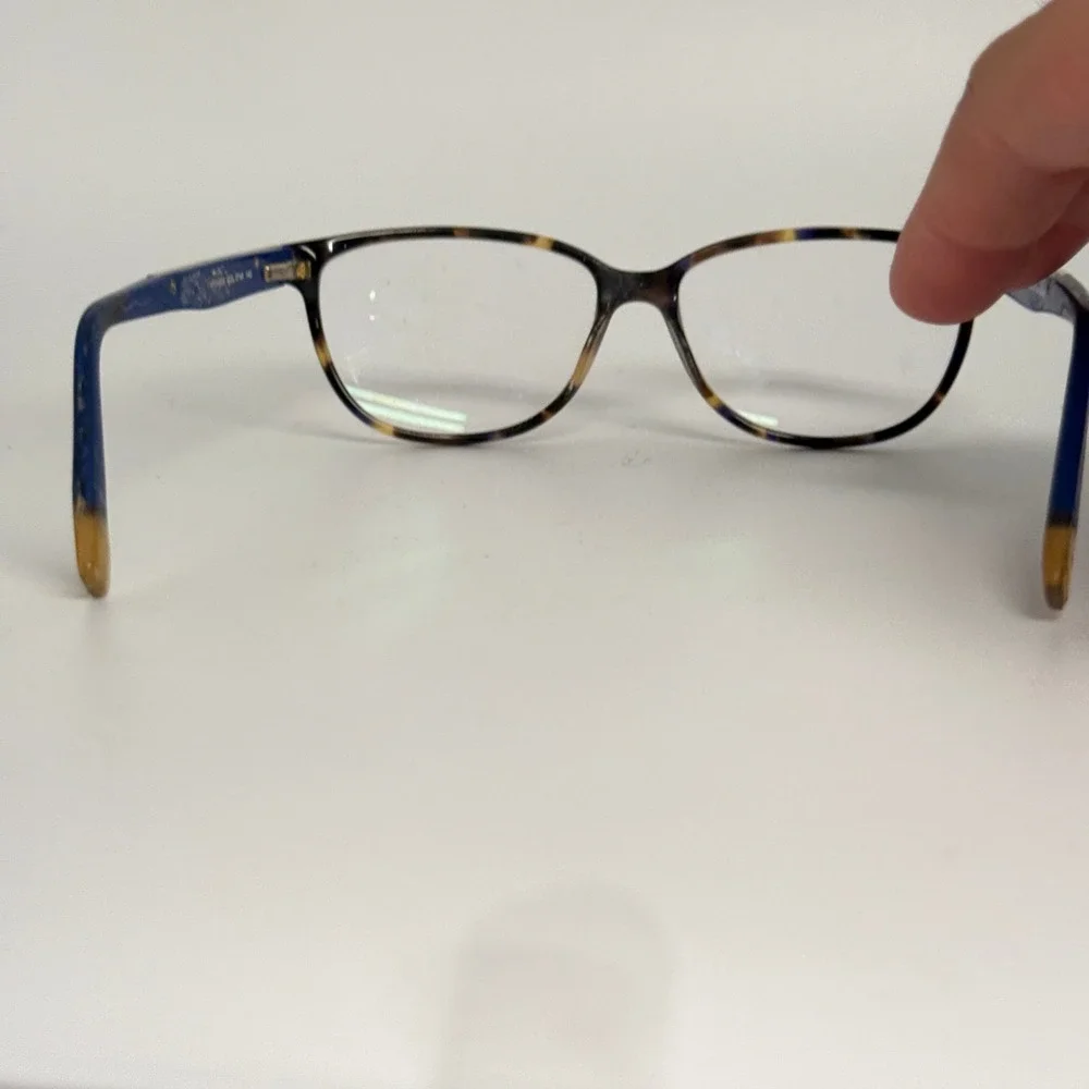 Furla VFU169K Womens Tortoise Blue Eyeglass Frames VFU169K COL.0744 140‎